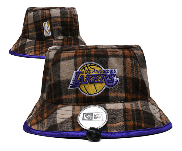 Los Angeles Lakers Stitched Bucket Hats 053